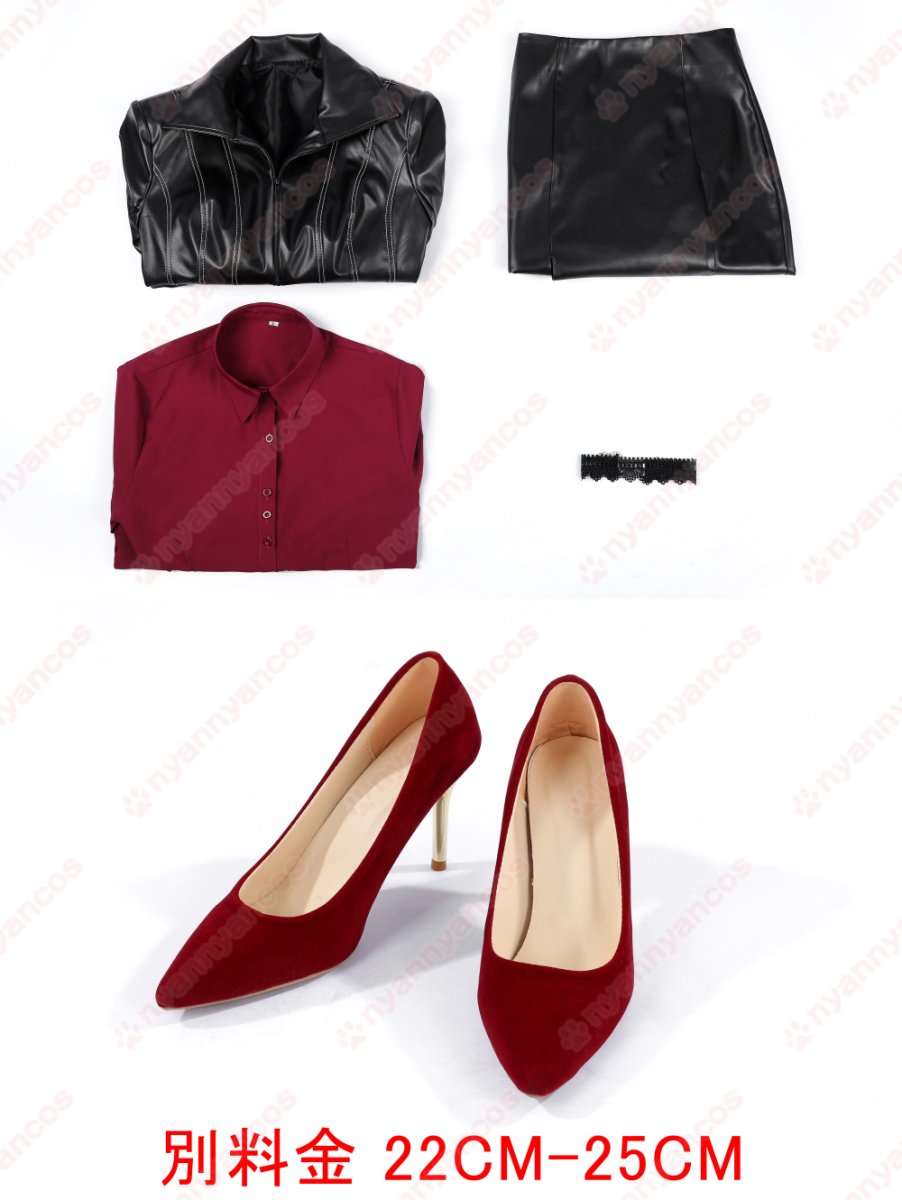 画像16: 高品質 実物撮影  エイダ・ウォン ADA Wong バイオハザード ダムネーション  風  コスチューム コスプレ衣装 (16)