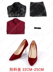 画像16: 高品質 実物撮影  エイダ・ウォン ADA Wong バイオハザード ダムネーション  風  コスチューム コスプレ衣装 (16)