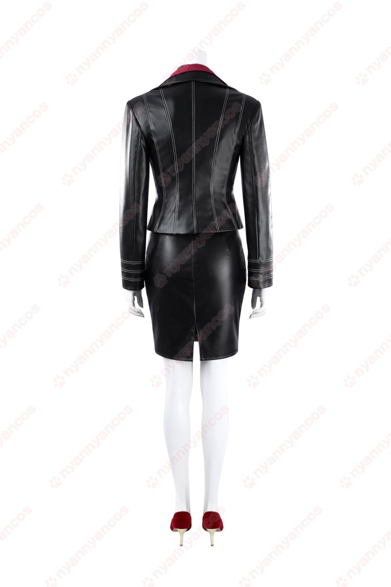 画像2: 高品質 実物撮影  エイダ・ウォン ADA Wong バイオハザード ダムネーション  風  コスチューム コスプレ衣装 (2)