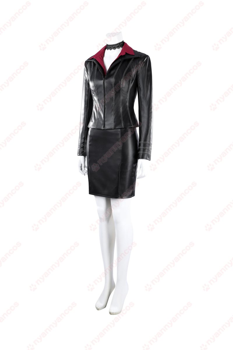 画像4: 高品質 実物撮影  エイダ・ウォン ADA Wong バイオハザード ダムネーション  風  コスチューム コスプレ衣装 (4)