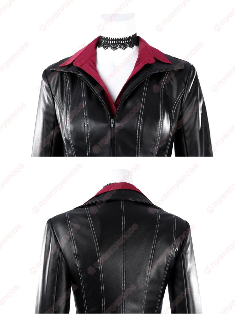 画像8: 高品質 実物撮影  エイダ・ウォン ADA Wong バイオハザード ダムネーション  風  コスチューム コスプレ衣装 (8)