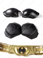 画像30: 高品質 実物撮影  バットマン ブルース・ウェイン 風 ダークナイト Batman 2008映画  コスプレ衣装 コスチューム (30)
