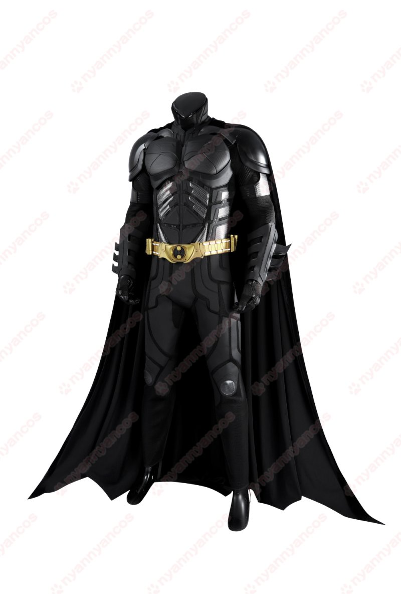 画像4: 高品質 実物撮影  バットマン ブルース・ウェイン 風 ダークナイト Batman 2008映画  コスプレ衣装 コスチューム (4)