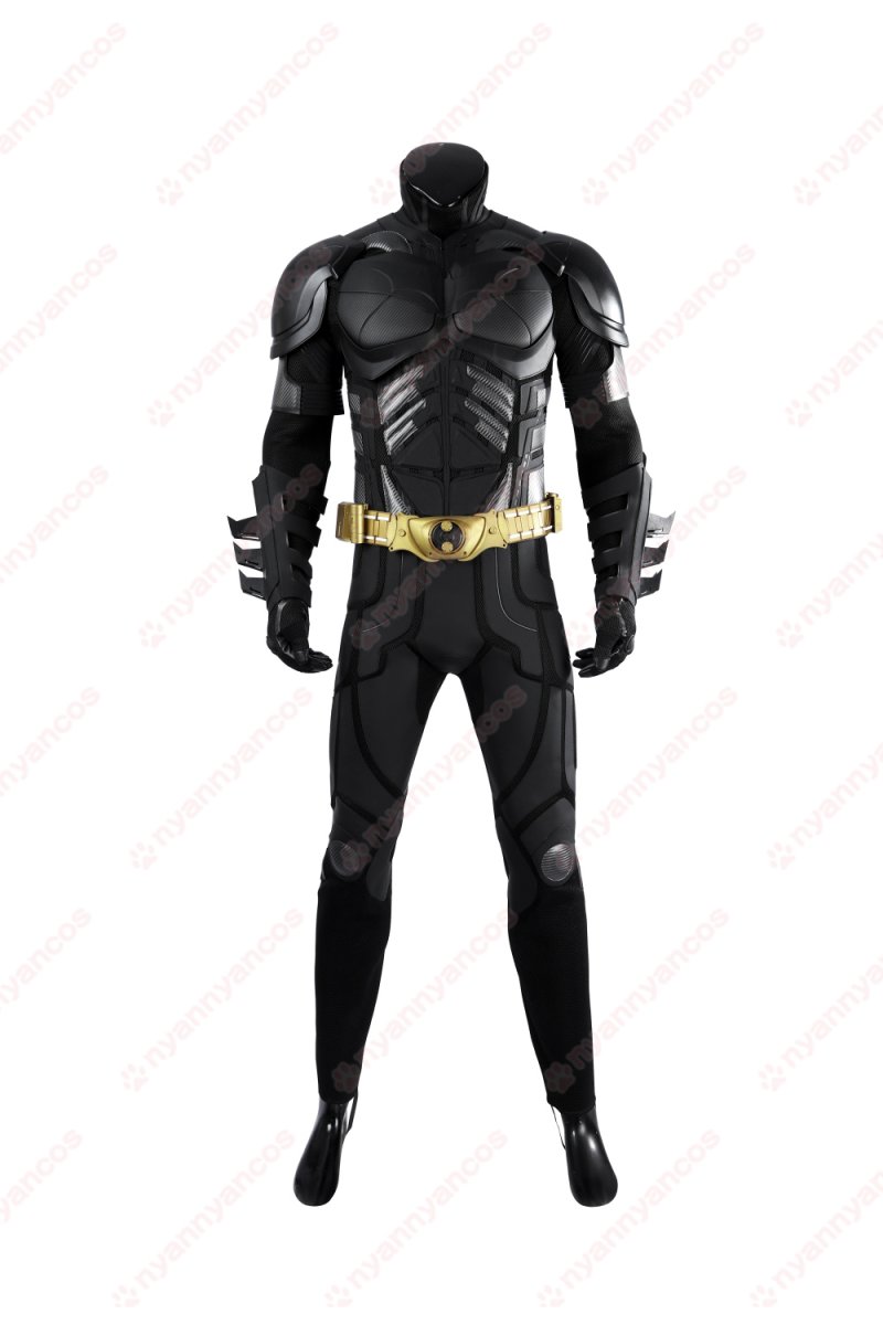 画像7: 高品質 実物撮影  バットマン ブルース・ウェイン 風 ダークナイト Batman 2008映画  コスプレ衣装 コスチューム (7)