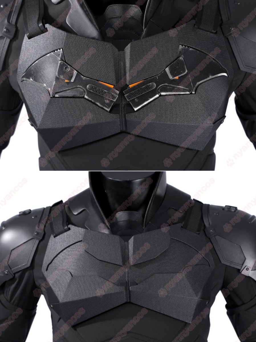 画像15: 高品質 実物撮影  バットマン 2022映画 ザ・バットマン The batman ブルース・ウェイン  コスプレ衣装 コスチューム (15)