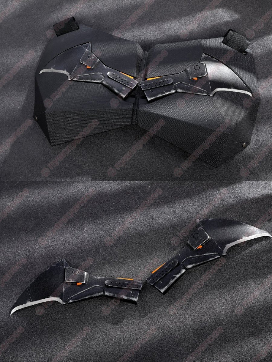 画像30: 高品質 実物撮影  バットマン 2022映画 ザ・バットマン The batman ブルース・ウェイン  コスプレ衣装 コスチューム (30)