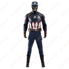 画像1: 高品質 実物撮影  キャプテン・アメリカ スティーブ・ロジャース　アベンジャーズ4 エンドゲーム 風　コスプレ衣装 コスチューム オーダーメイド  (1)