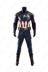画像3: 高品質 実物撮影  キャプテン・アメリカ スティーブ・ロジャース　アベンジャーズ4 エンドゲーム 風　コスプレ衣装 コスチューム オーダーメイド  (3)