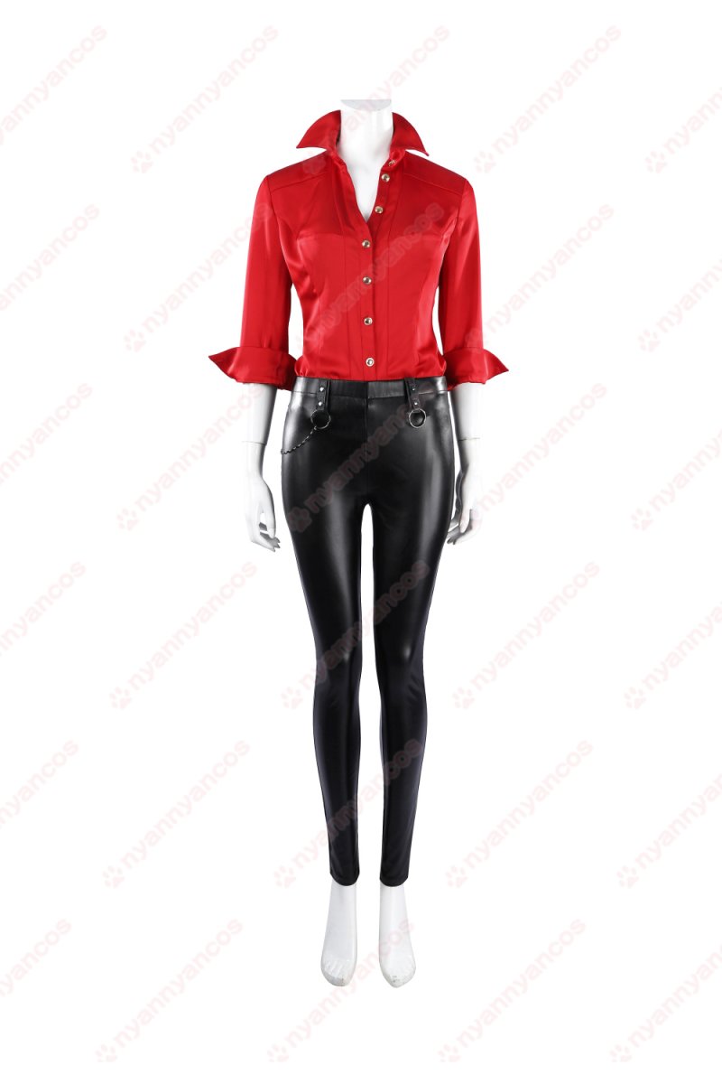 画像7: 高品質 実物撮影  エイダ・ウォン ADA Wong バイオハザード 6  風  コスチューム コスプレ衣装 (7)