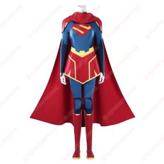 画像1: 高品質 実物撮影  スーパーガール カラ・ゾー＝エル  アドベンチャー・ウィズ・スーパーマン  風    コスチューム　コスプレ靴 コスプレ衣装 (1)