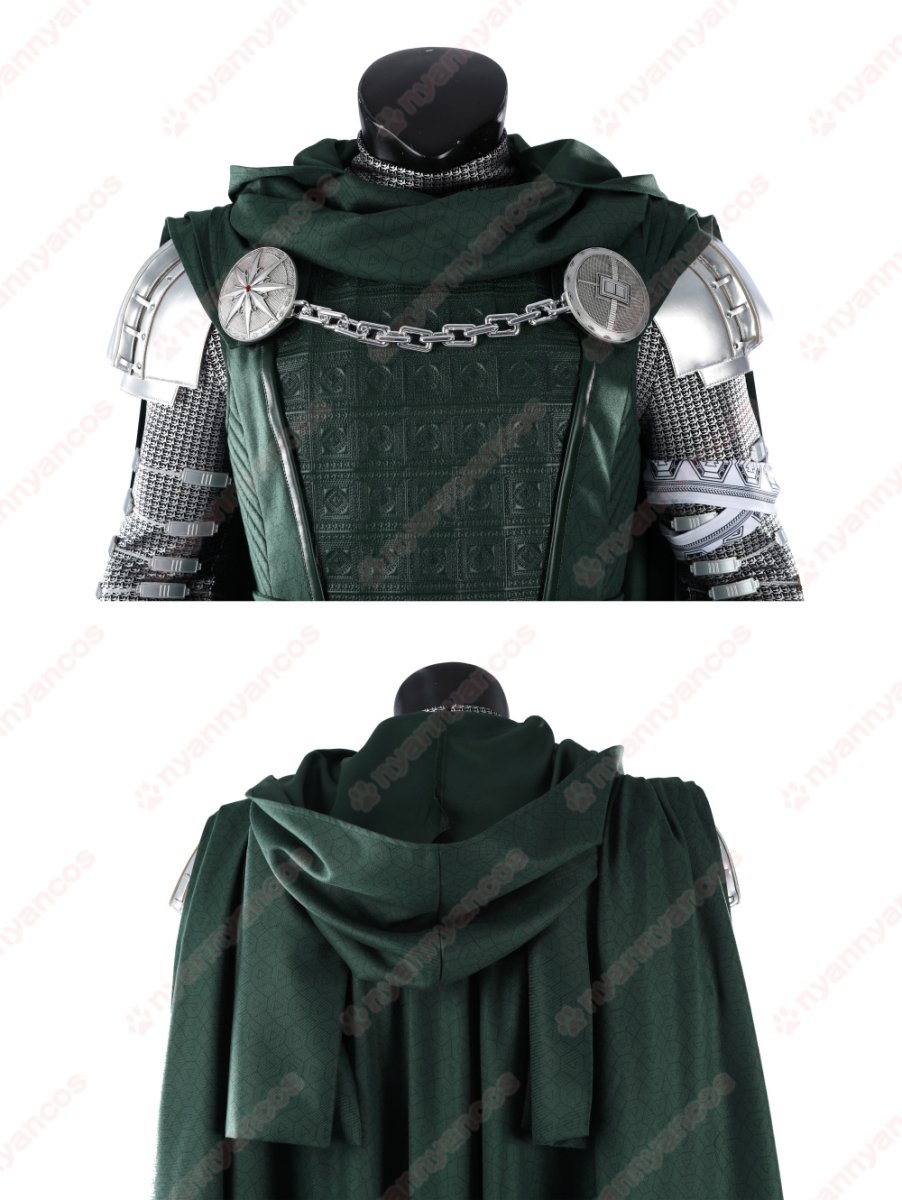 画像11: 高品質 実物撮影 ドクター・ドゥーム Doctor Doom Avengers: Doomsday アベンジャーズ 5 ドゥームズデイ 風 コスプレ衣装 コスチューム (11)
