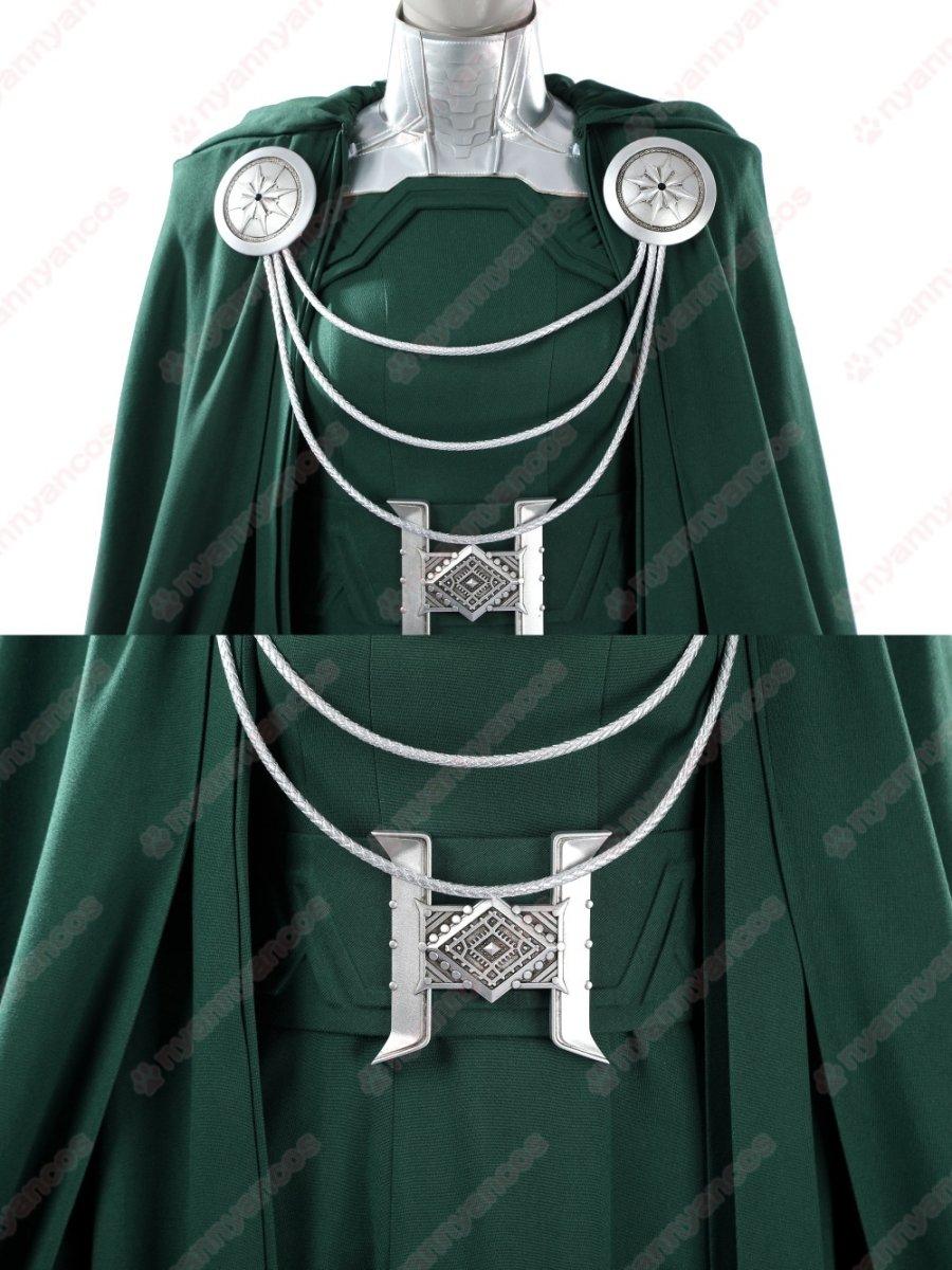 画像14: 高品質 実物撮影 ラトベリアの魔女 Avengers: Doomsday アベンジャーズ 5 ドゥームズデイ 風 コスプレ衣装 コスチューム (14)