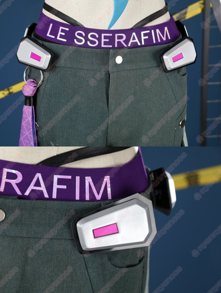 画像11: 高品質 実物撮影 D.VA DVA ハナ・ソング LE SSERAFIM ルセラフィム  オーバーウォッチ2 Overwatch 2 風  コスプレ衣装 コスチューム (11)