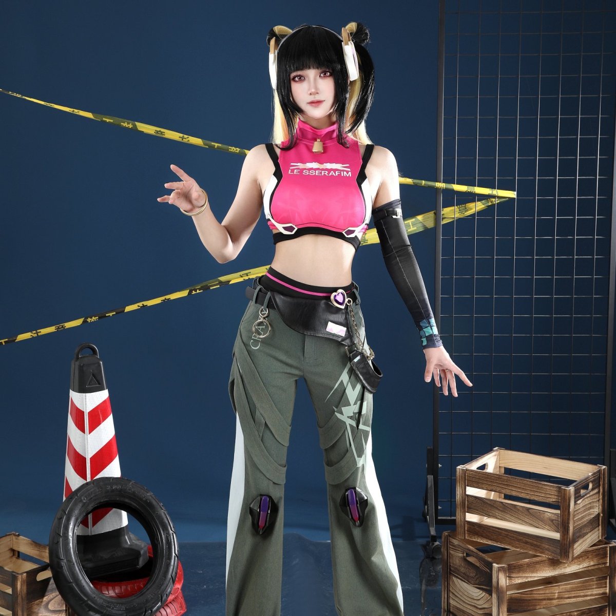 画像1: 高品質 実物撮影 ジュノ LE SSERAFIM ルセラフィム  オーバーウォッチ2 Overwatch 2 風  コスプレ衣装 コスチューム (1)