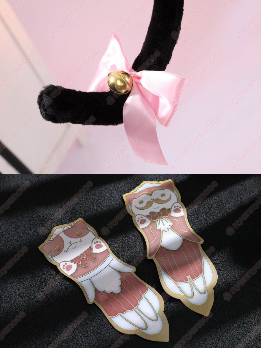 画像14: 高品質 実物撮影 KIRIKO キリコ にゃんカフェ  猫耳メイド オーバーウォッチ Overwatch  風 コスチューム コスプレ衣装 (14)