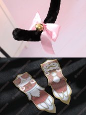 画像14: 高品質 実物撮影 KIRIKO キリコ にゃんカフェ  猫耳メイド オーバーウォッチ Overwatch  風 コスチューム コスプレ衣装 (14)
