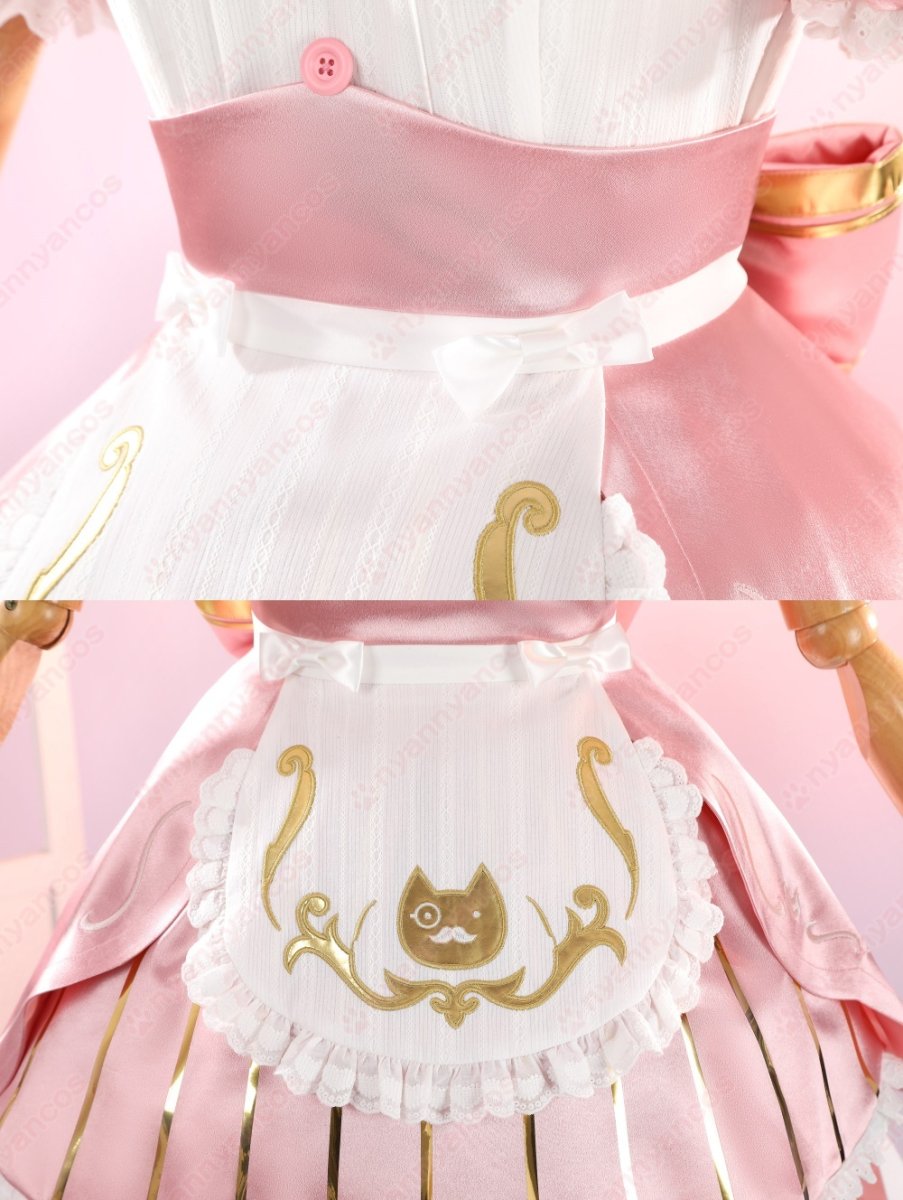 画像6: 高品質 実物撮影 KIRIKO キリコ にゃんカフェ  猫耳メイド オーバーウォッチ Overwatch  風 コスチューム コスプレ衣装 (6)