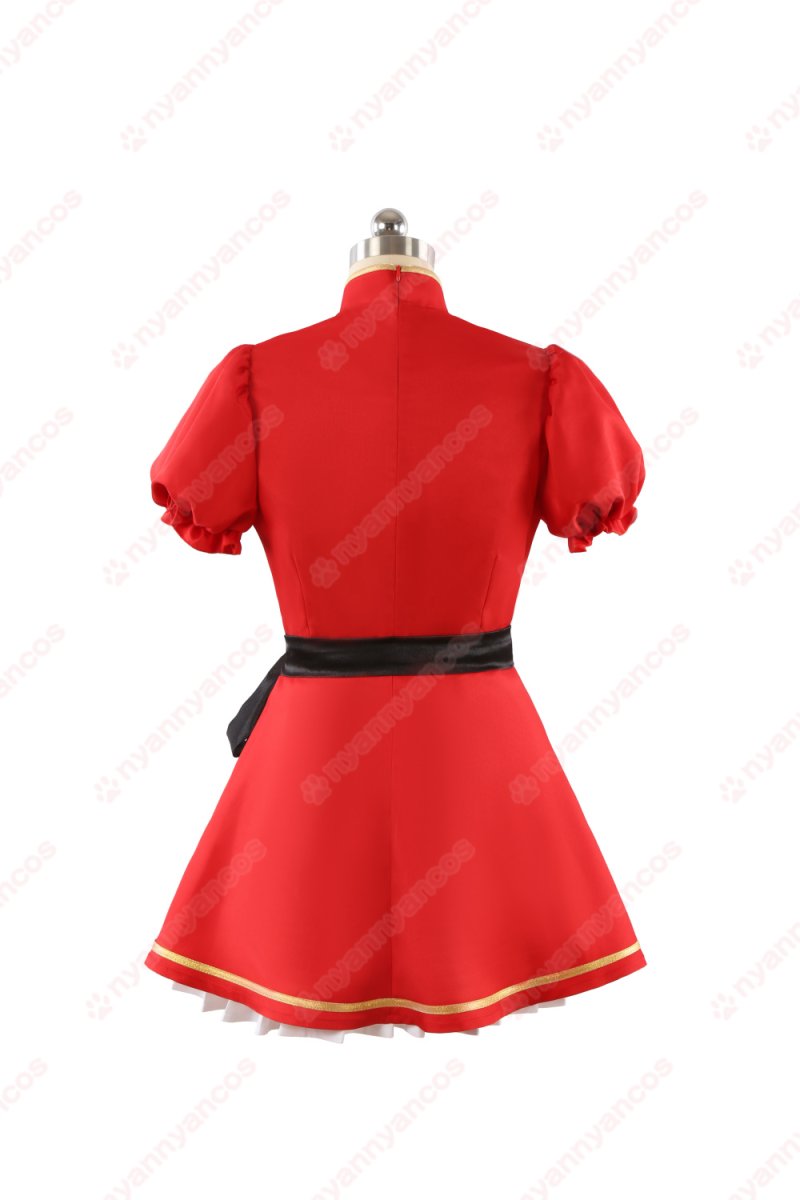 画像4: 高品質 実物撮影 朱城ルミ 山海経高級中学校 玄武商会 ブルアカ ブルーアーカイブ  Blue Archive 風 コスプレ衣装 コスチューム オーダーメイド (4)