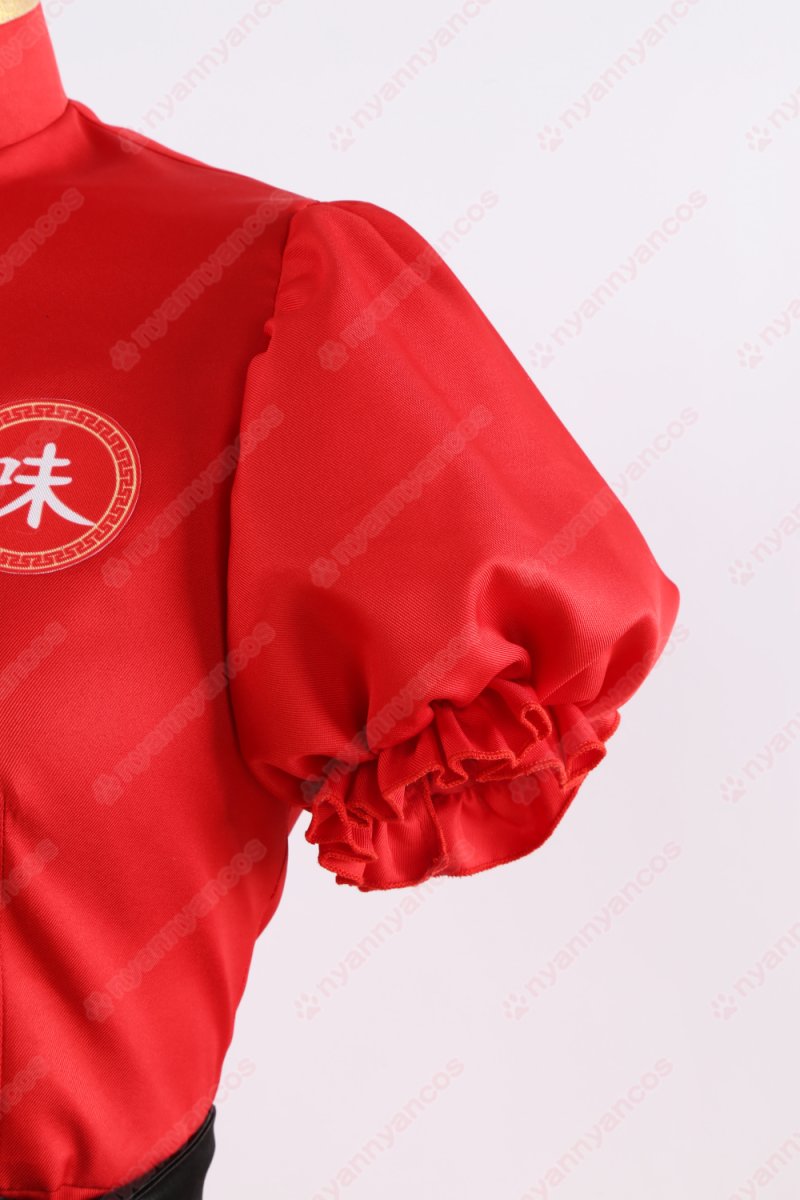 画像8: 高品質 実物撮影 朱城ルミ 山海経高級中学校 玄武商会 ブルアカ ブルーアーカイブ  Blue Archive 風 コスプレ衣装 コスチューム オーダーメイド (8)