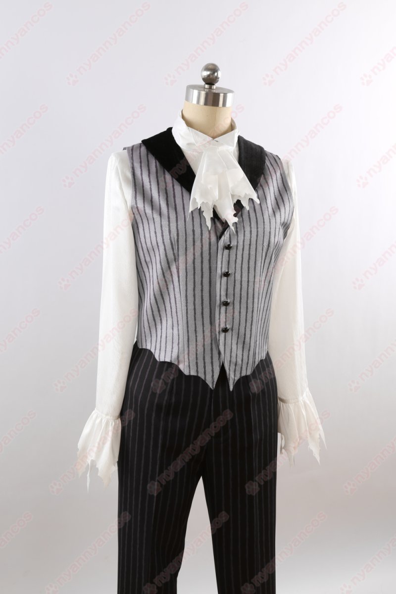 画像13: 高品質 実物撮影  スカリー Skully   ナイトメアースーツ 2024 ハロウィン ツイステ  ツイステッドワンダーランド  風 コスチューム コスプレ衣装  オーダーメイド (13)