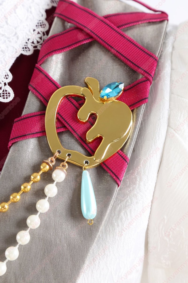 画像13: 高品質 実物撮影 ユメ エス カンナ ライカ 冴霧笑主  花群冬芽 名都神無  宝丈萊香 溶けた心 思い出のスノーホワイト ベリイ・ベリイ・スイート・ホワイト あんさんぶるスターズ! あんスタ 風 コスチューム コスプレ衣装  オーダーメイド (13)