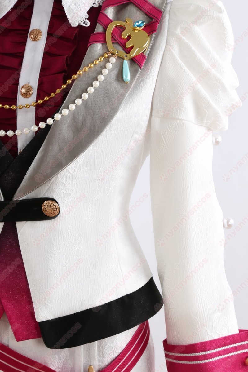 画像14: 高品質 実物撮影 ユメ エス カンナ ライカ 冴霧笑主  花群冬芽 名都神無  宝丈萊香 溶けた心 思い出のスノーホワイト ベリイ・ベリイ・スイート・ホワイト あんさんぶるスターズ! あんスタ 風 コスチューム コスプレ衣装  オーダーメイド (14)