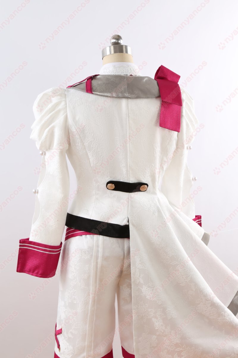 画像19: 高品質 実物撮影 ユメ エス カンナ ライカ 冴霧笑主  花群冬芽 名都神無  宝丈萊香 溶けた心 思い出のスノーホワイト ベリイ・ベリイ・スイート・ホワイト あんさんぶるスターズ! あんスタ 風 コスチューム コスプレ衣装  オーダーメイド (19)