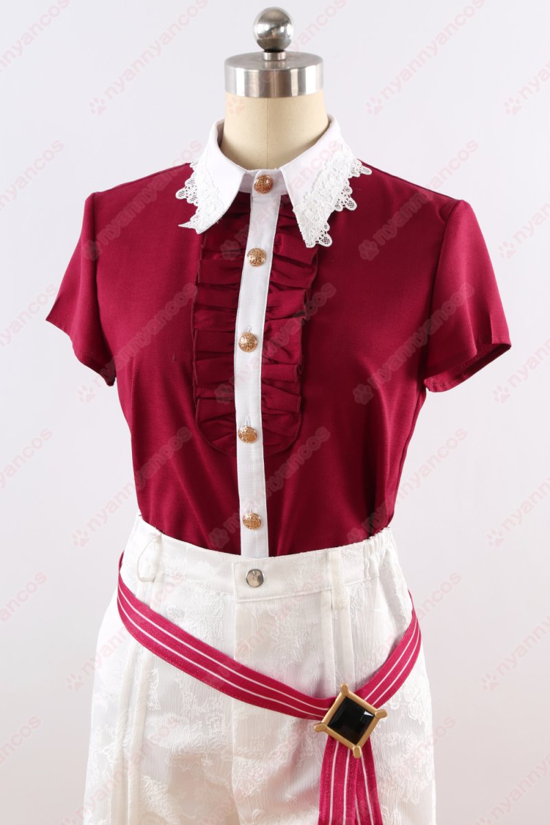 画像22: 高品質 実物撮影 ユメ エス カンナ ライカ 冴霧笑主  花群冬芽 名都神無  宝丈萊香 溶けた心 思い出のスノーホワイト ベリイ・ベリイ・スイート・ホワイト あんさんぶるスターズ! あんスタ 風 コスチューム コスプレ衣装  オーダーメイド (22)