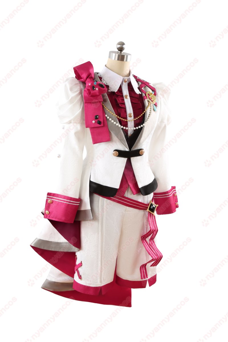 画像5: 高品質 実物撮影 ユメ エス カンナ ライカ 冴霧笑主  花群冬芽 名都神無  宝丈萊香 溶けた心 思い出のスノーホワイト ベリイ・ベリイ・スイート・ホワイト あんさんぶるスターズ! あんスタ 風 コスチューム コスプレ衣装  オーダーメイド (5)