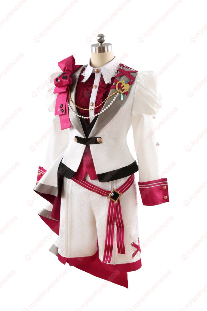 画像6: 高品質 実物撮影 ユメ エス カンナ ライカ 冴霧笑主  花群冬芽 名都神無  宝丈萊香 溶けた心 思い出のスノーホワイト ベリイ・ベリイ・スイート・ホワイト あんさんぶるスターズ! あんスタ 風 コスチューム コスプレ衣装  オーダーメイド (6)