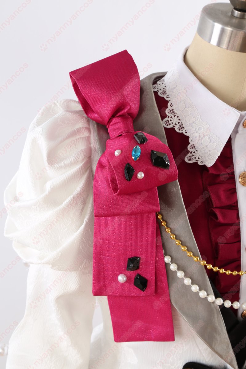 画像11: 高品質 実物撮影 ユメ エス カンナ ライカ 冴霧笑主  花群冬芽 名都神無  宝丈萊香 溶けた心 思い出のスノーホワイト ベリイ・ベリイ・スイート・ホワイト あんさんぶるスターズ! あんスタ 風 コスチューム コスプレ衣装  オーダーメイド (11)