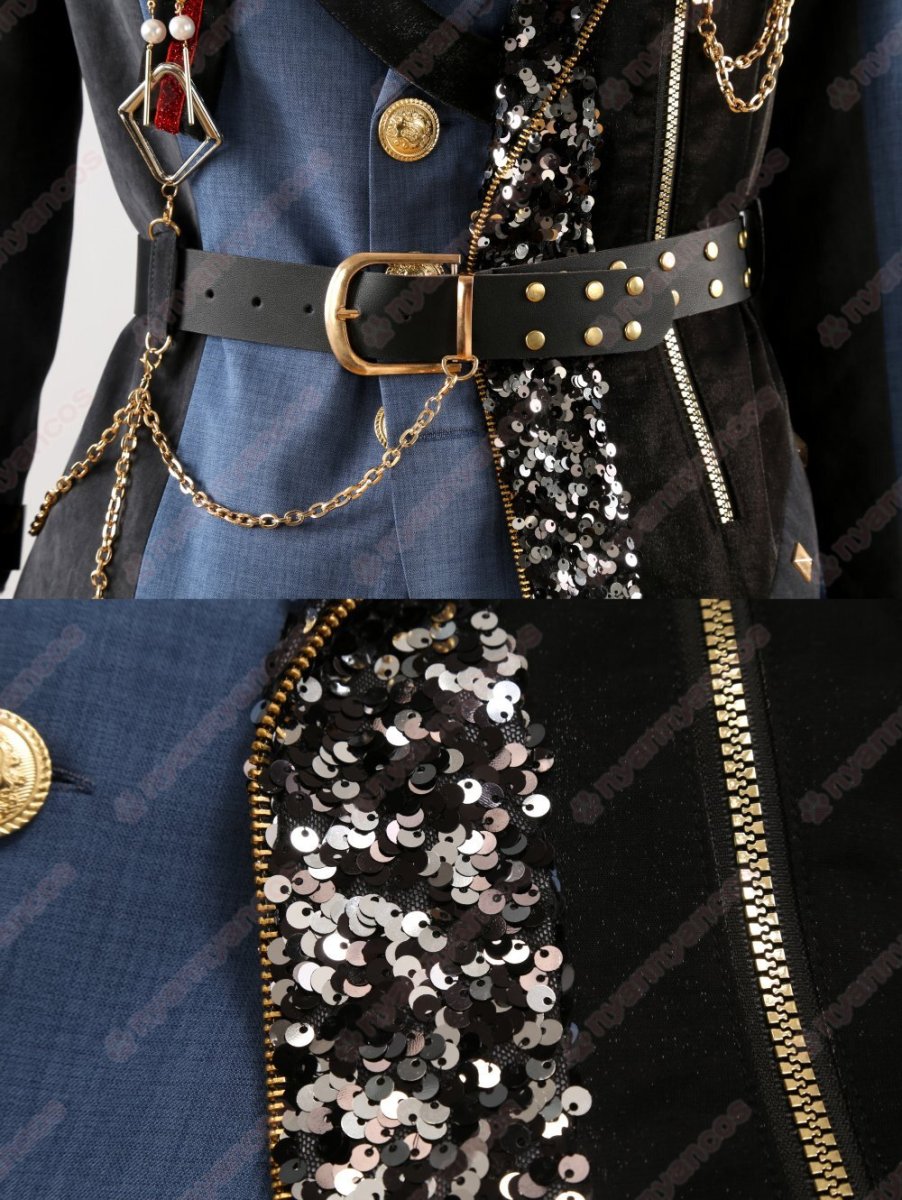 画像22: 高品質 実物撮影 神代類 天馬司 KAITO 青柳冬弥 東雲彰人 鏡音レン 守沢千秋 漣ジュン 瀬名泉 逆先夏目 フュージョン DI:Verse カラフル★世界で輝く星たち プロセカ×あんスタ プロジェクトセカイ あんさんぶるスターズ 風 コスチューム コスプレ衣装  オーダーメイド (22)