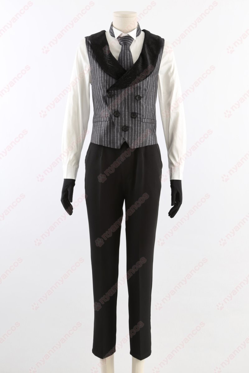 画像13: 高品質 実物撮影  マレウス  Malleus  ナイトメアースーツ 2024 ハロウィン ツイステ  ツイステッドワンダーランド  風 コスチューム コスプレ衣装  オーダーメイド (13)