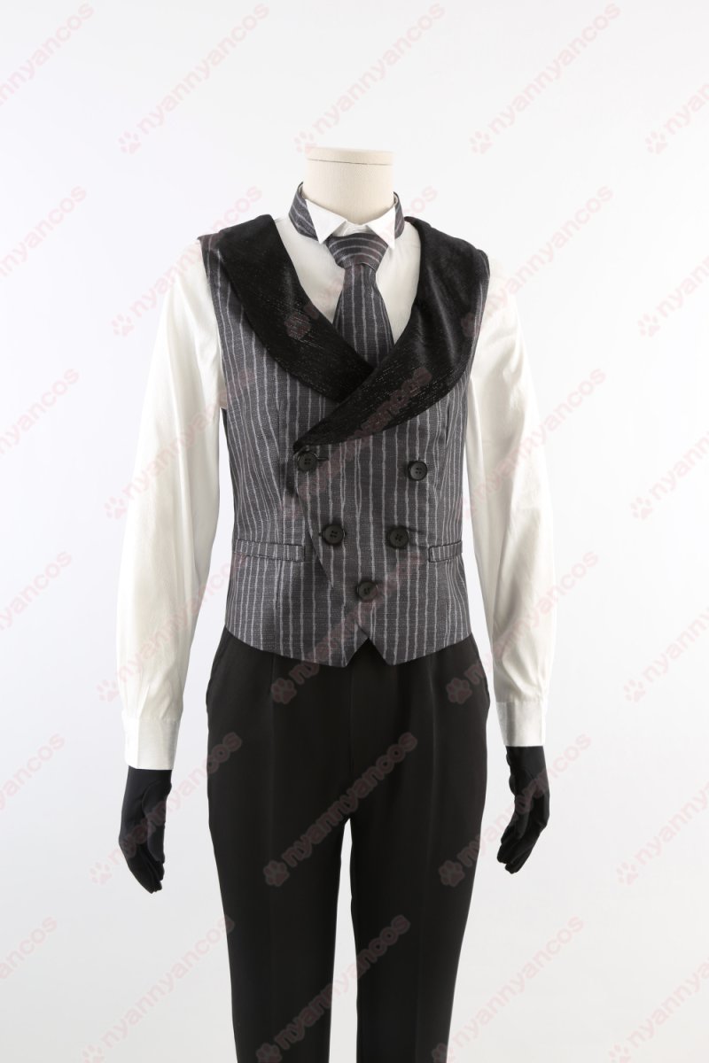 画像14: 高品質 実物撮影  マレウス  Malleus  ナイトメアースーツ 2024 ハロウィン ツイステ  ツイステッドワンダーランド  風 コスチューム コスプレ衣装  オーダーメイド (14)