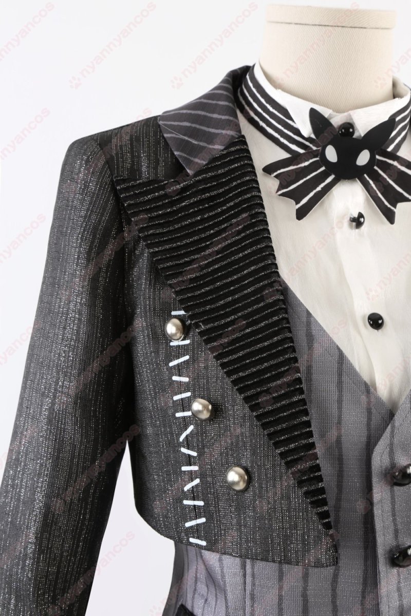 画像6: 高品質 実物撮影  ヴィル Vil ナイトメアースーツ 2024 ハロウィン ツイステ  ツイステッドワンダーランド  風 コスチューム コスプレ衣装  オーダーメイド (6)