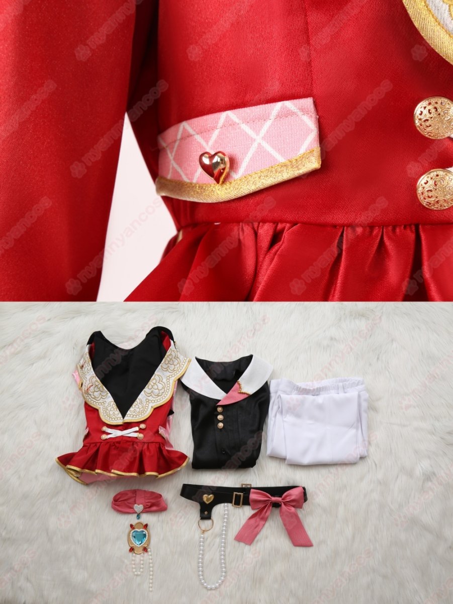 画像22: 高品質 実物撮影 鳴上嵐 朱桜司 月永レオ 瀬名泉 朔間凛月 Knights 試恋 ステップで踊るブコレクター Heart Collector バレンタイン  あんさんぶるスターズ! あんスタ 風 コスチューム コスプレ衣装  オーダーメイド (22)