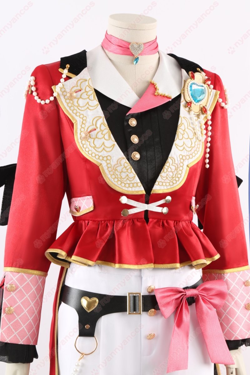 画像5: 高品質 実物撮影 鳴上嵐 朱桜司 月永レオ 瀬名泉 朔間凛月 Knights 試恋 ステップで踊るブコレクター Heart Collector バレンタイン  あんさんぶるスターズ! あんスタ 風 コスチューム コスプレ衣装  オーダーメイド (5)