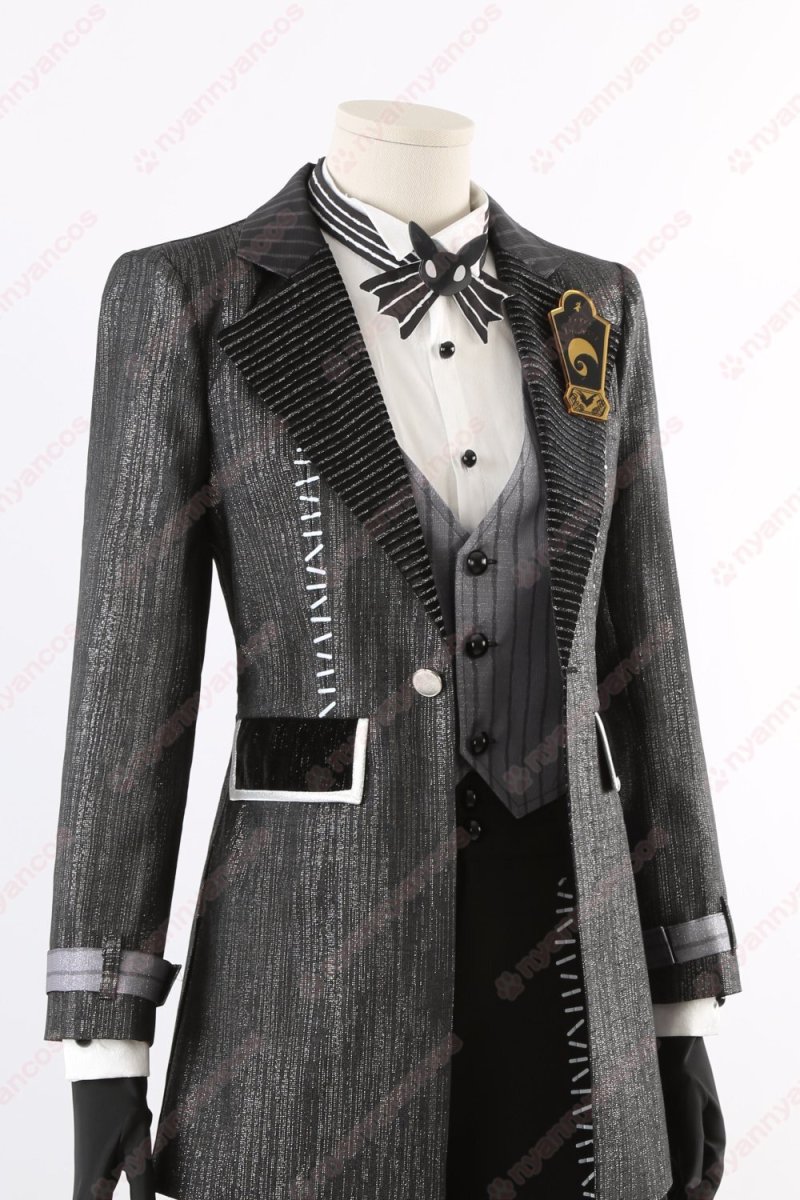 画像5: 高品質 実物撮影  エペル Epel ナイトメアースーツ 2024 ハロウィン ツイステ  ツイステッドワンダーランド  風 コスチューム コスプレ衣装  オーダーメイド (5)