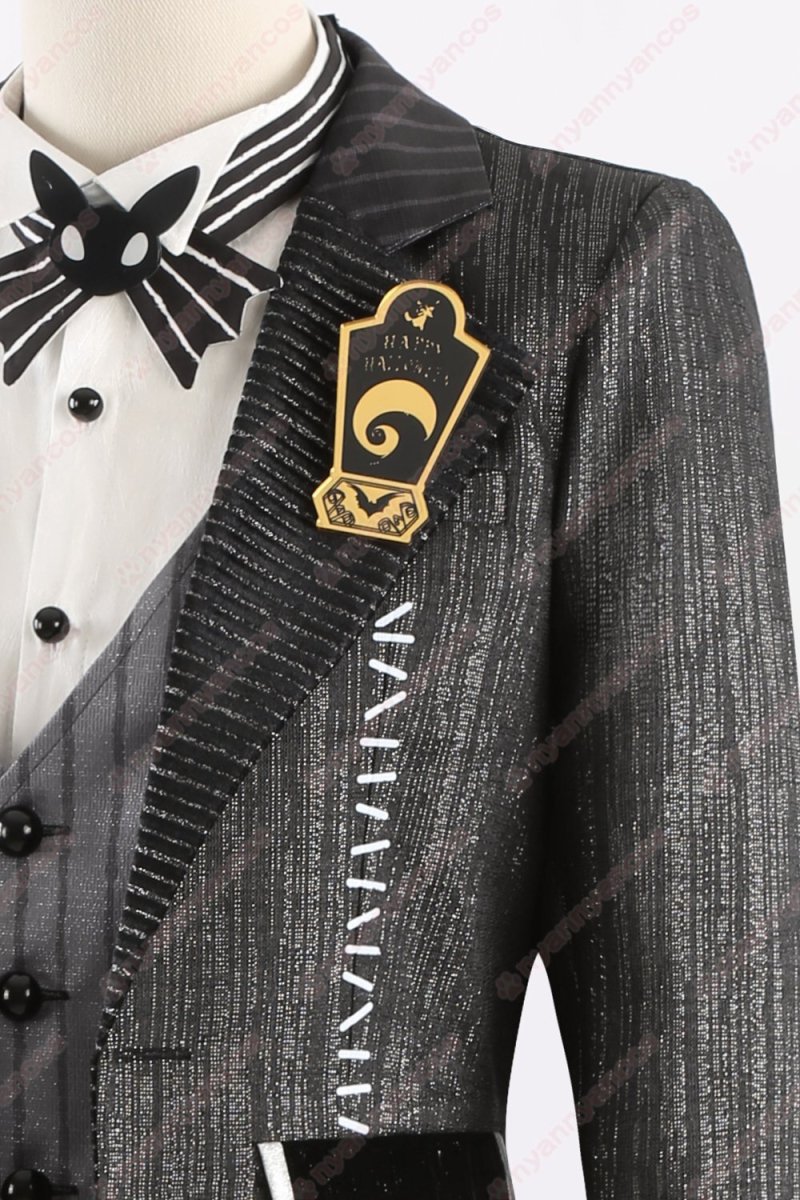 画像7: 高品質 実物撮影  エペル Epel ナイトメアースーツ 2024 ハロウィン ツイステ  ツイステッドワンダーランド  風 コスチューム コスプレ衣装  オーダーメイド (7)