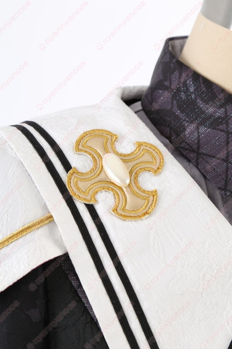 画像10: 高品質 実物撮影 仙石忍 朱桜司 真白友也 ユメ 花群冬芽 Ha/Lo ハロ 堕天使たちの晩餐会  あんさんぶるスターズ! あんスタ 風 コスチューム コスプレ衣装  オーダーメイド (10)