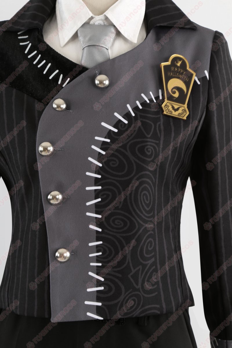 画像7: 高品質 実物撮影  ジェイド Jade ナイトメアースーツ 2024 ハロウィン ツイステ  ツイステッドワンダーランド  風 コスチューム コスプレ衣装  オーダーメイド (7)