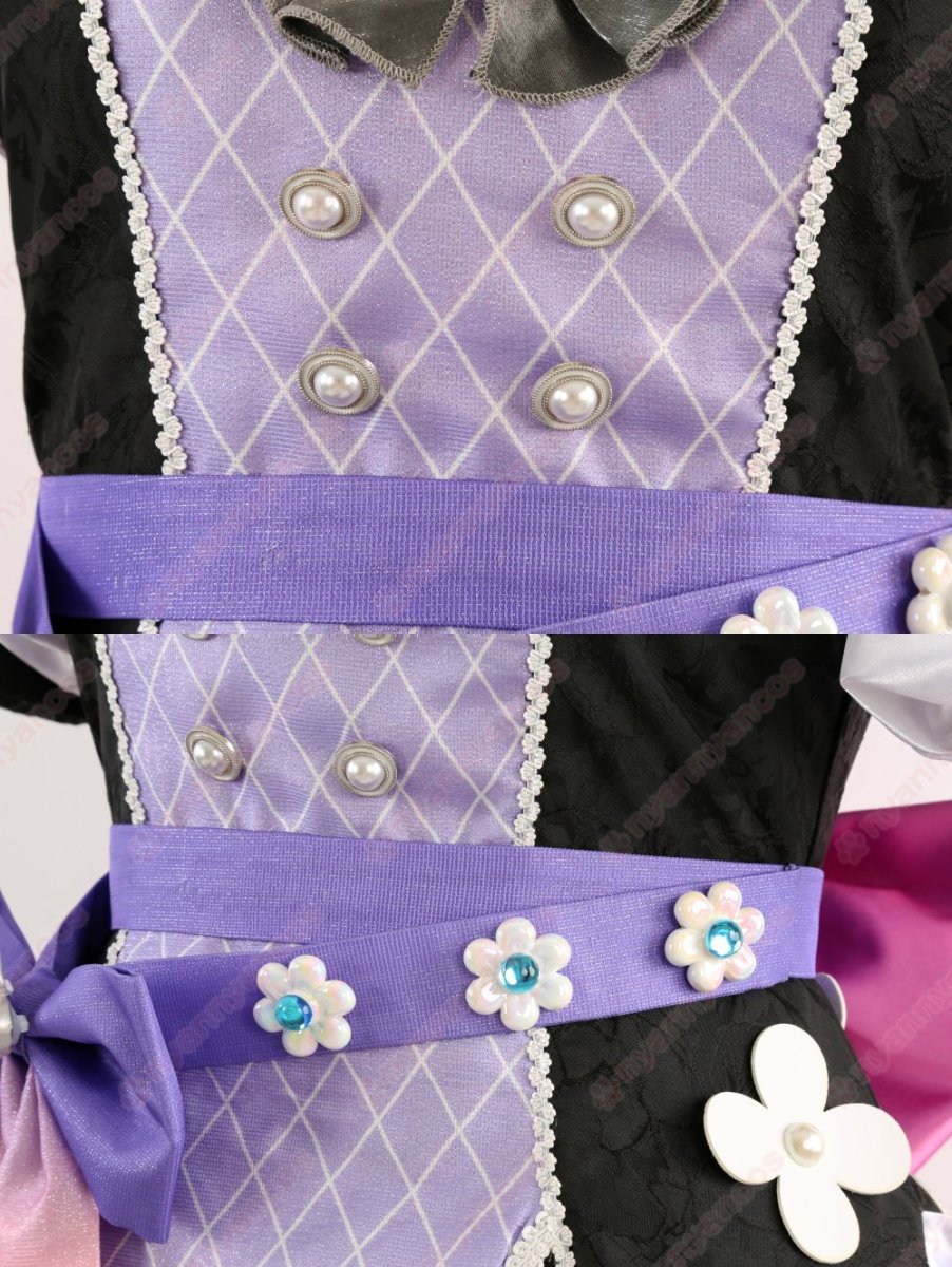 画像21: 高品質 実物撮影 花群冬芽 ユメ 導く夢世界  あんさんぶるスターズ! あんスタ 風 コスチューム コスプレ衣装  オーダーメイド (21)