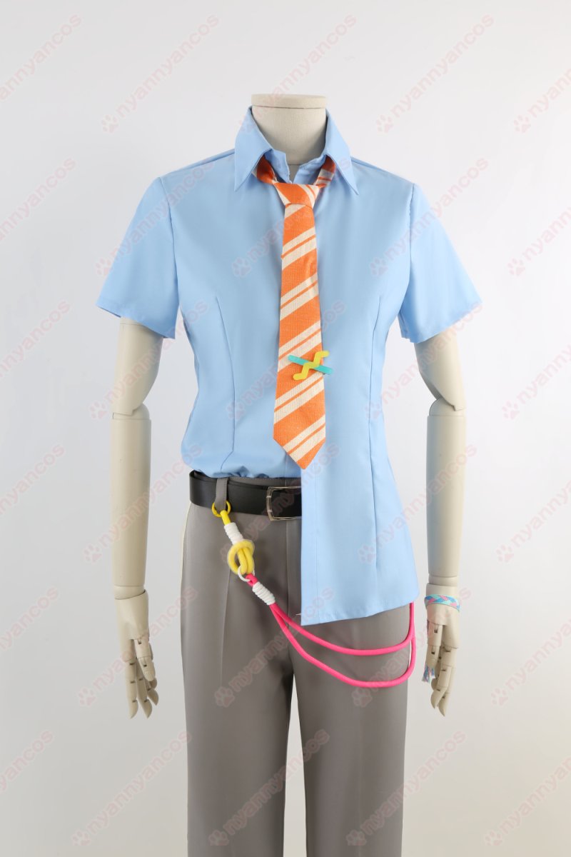 画像21: 高品質 実物撮影 真白友也 高峯翠 姫宮桃李 仙石忍 春川宙 白鳥藍良 葵ひなた 十周年 僕のウィーク・ポイント  あんさんぶるスターズ! あんスタ 風 コスチューム コスプレ衣装  オーダーメイド (21)