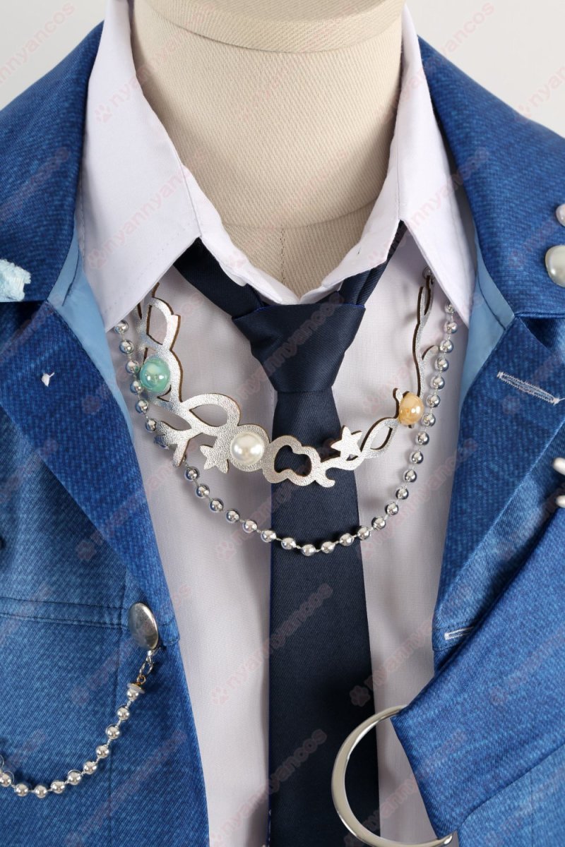 画像12: 高品質 実物撮影 乙狩アドニス 神崎颯馬 遊木真 深海奏汰 月永レオ 青葉つむぎ 巴日和 Deep into you Neptu ネプトゥ 十周年   あんさんぶるスターズ! あんスタ 風 コスチューム コスプレ衣装  オーダーメイド (12)