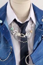 画像12: 高品質 実物撮影 乙狩アドニス 神崎颯馬 遊木真 深海奏汰 月永レオ 青葉つむぎ 巴日和 Deep into you Neptu ネプトゥ 十周年   あんさんぶるスターズ! あんスタ 風 コスチューム コスプレ衣装  オーダーメイド (12)