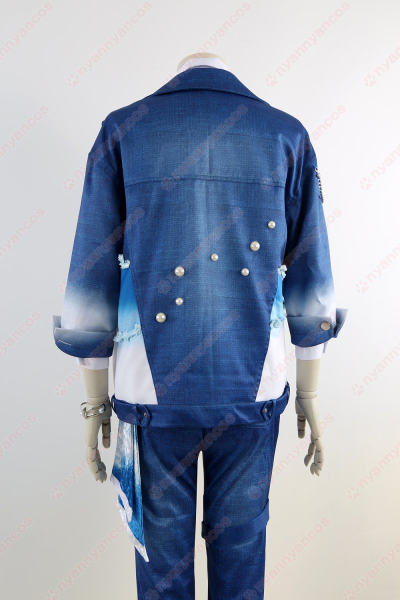 画像16: 高品質 実物撮影 乙狩アドニス 神崎颯馬 遊木真 深海奏汰 月永レオ 青葉つむぎ 巴日和 Deep into you Neptu ネプトゥ 十周年   あんさんぶるスターズ! あんスタ 風 コスチューム コスプレ衣装  オーダーメイド (16)