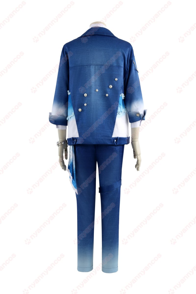 画像4: 高品質 実物撮影 乙狩アドニス 神崎颯馬 遊木真 深海奏汰 月永レオ 青葉つむぎ 巴日和 Deep into you Neptu ネプトゥ 十周年   あんさんぶるスターズ! あんスタ 風 コスチューム コスプレ衣装  オーダーメイド (4)