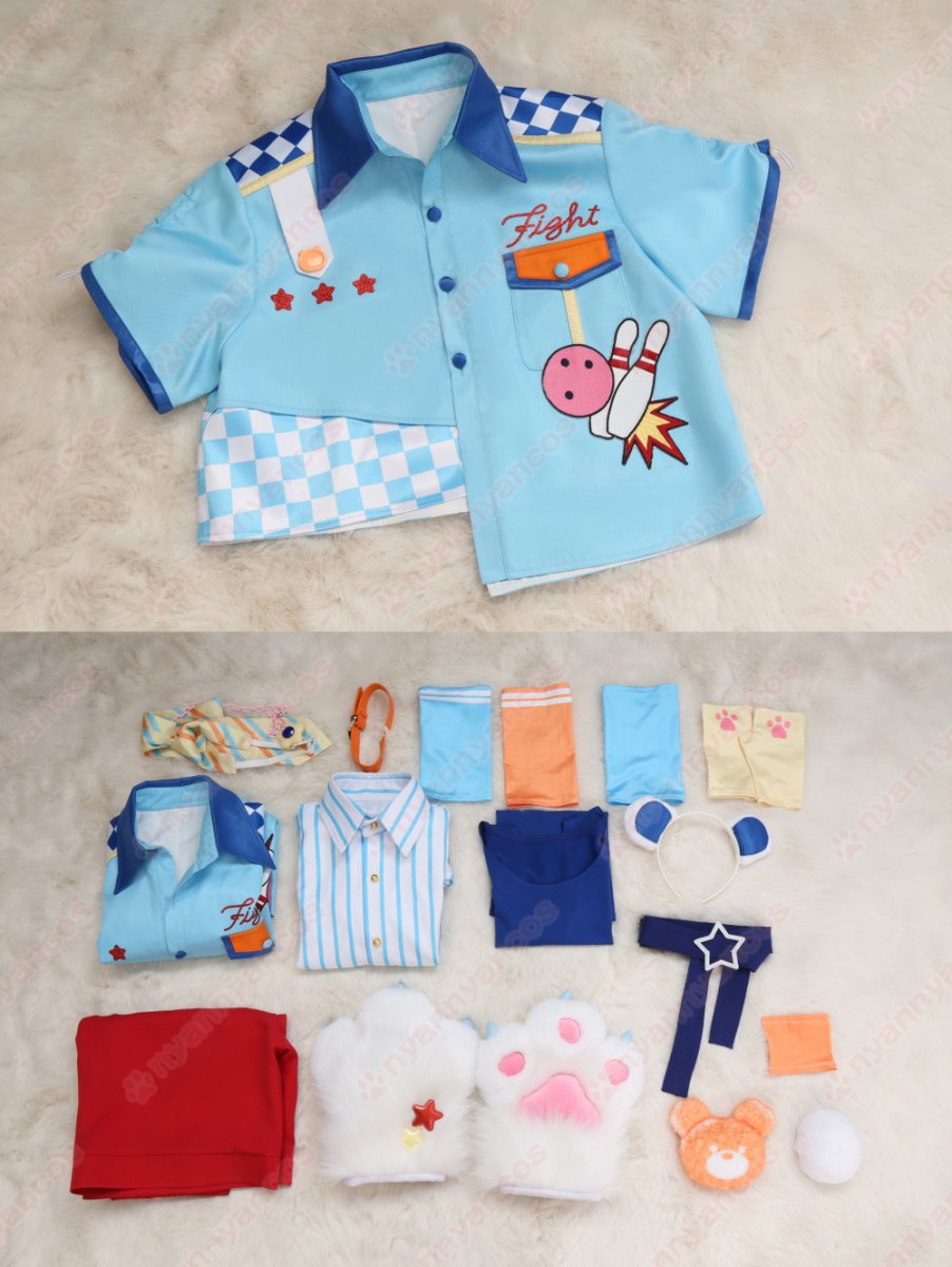 画像23: 高品質 実物撮影 仁兎なずな 月永レオ 姫宮桃李 遊木真 カンナ クマクマレスＱ レスQベアズ  あんさんぶるスターズ! あんスタ 風 コスチューム コスプレ衣装  オーダーメイド (23)