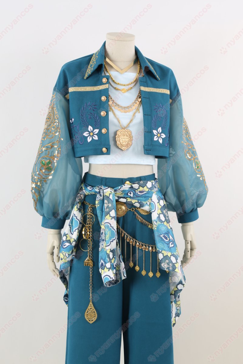 画像6: 高品質 実物撮影  ミナジール Minajael  マリナフィーネ寮   ツイステ  ツイステッドワンダーランド  風 コスチューム コスプレ衣装  オーダーメイド (6)