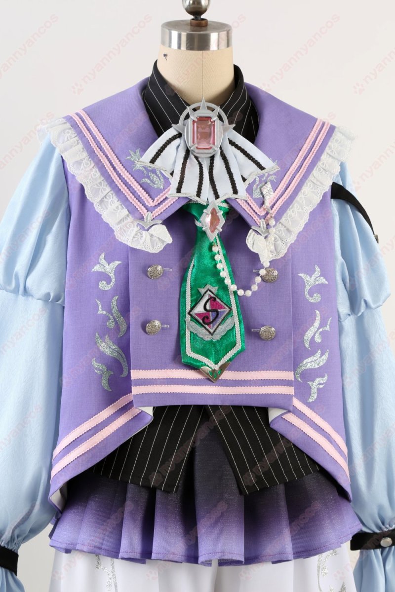画像6: 高品質 実物撮影 花群冬芽　名都神無　 宝丈萊香 冴霧笑主  ユメ　カンナ　エス　ライカ  Special for Princess!  The・プリティカルパレード イベントワールドツアー編  あんスタ 風 コスチューム コスプレ衣装  オーダーメイド (6)